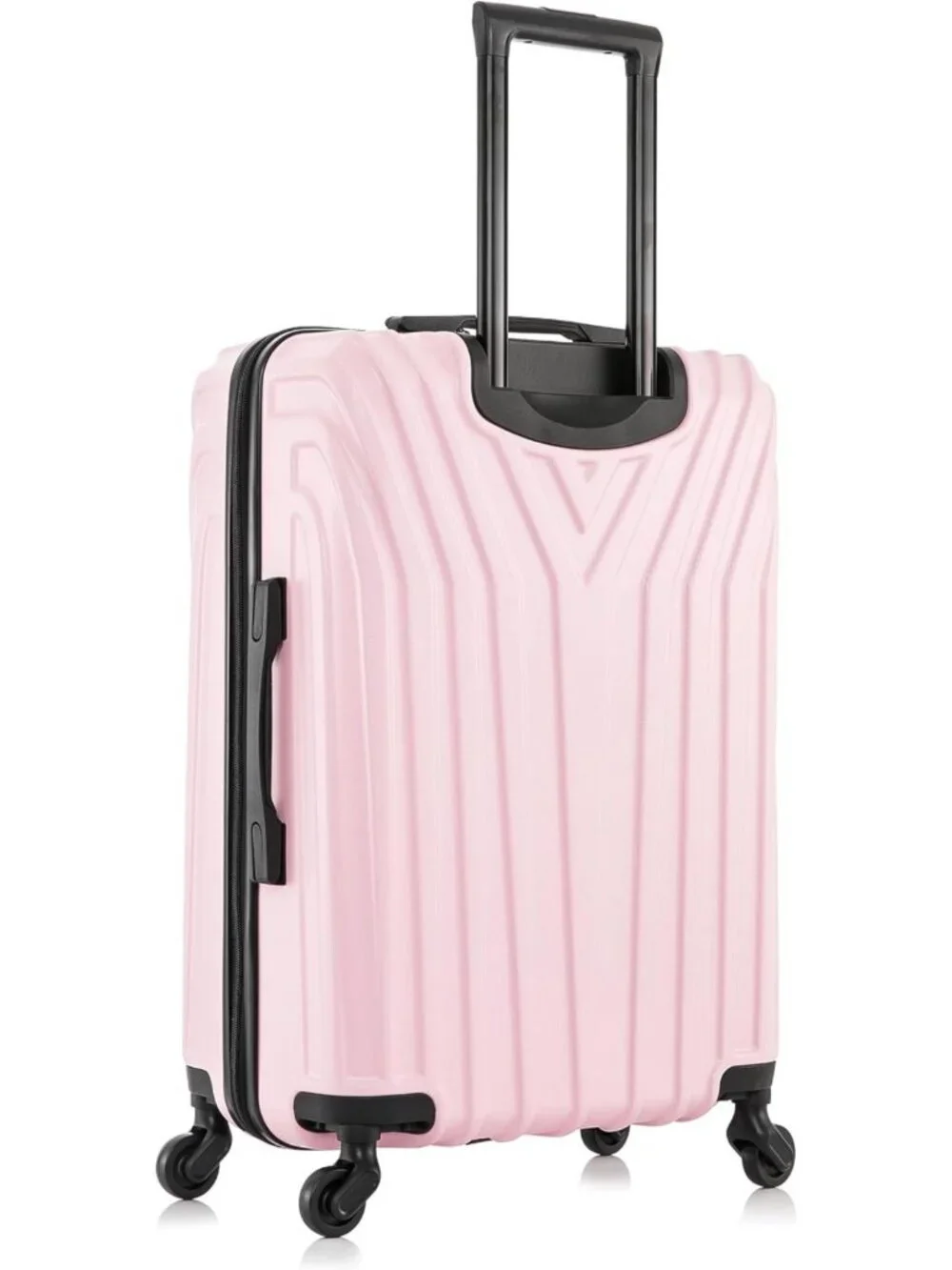 Lightweight 24-Inch Medium Hardside Spinner Luggage - Stylish Pink Travel Bag